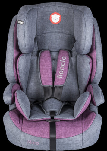 Child Car Seat Toddler Support Kids Baby Safety Booster 9-36Kg Nico Lionelo Violet