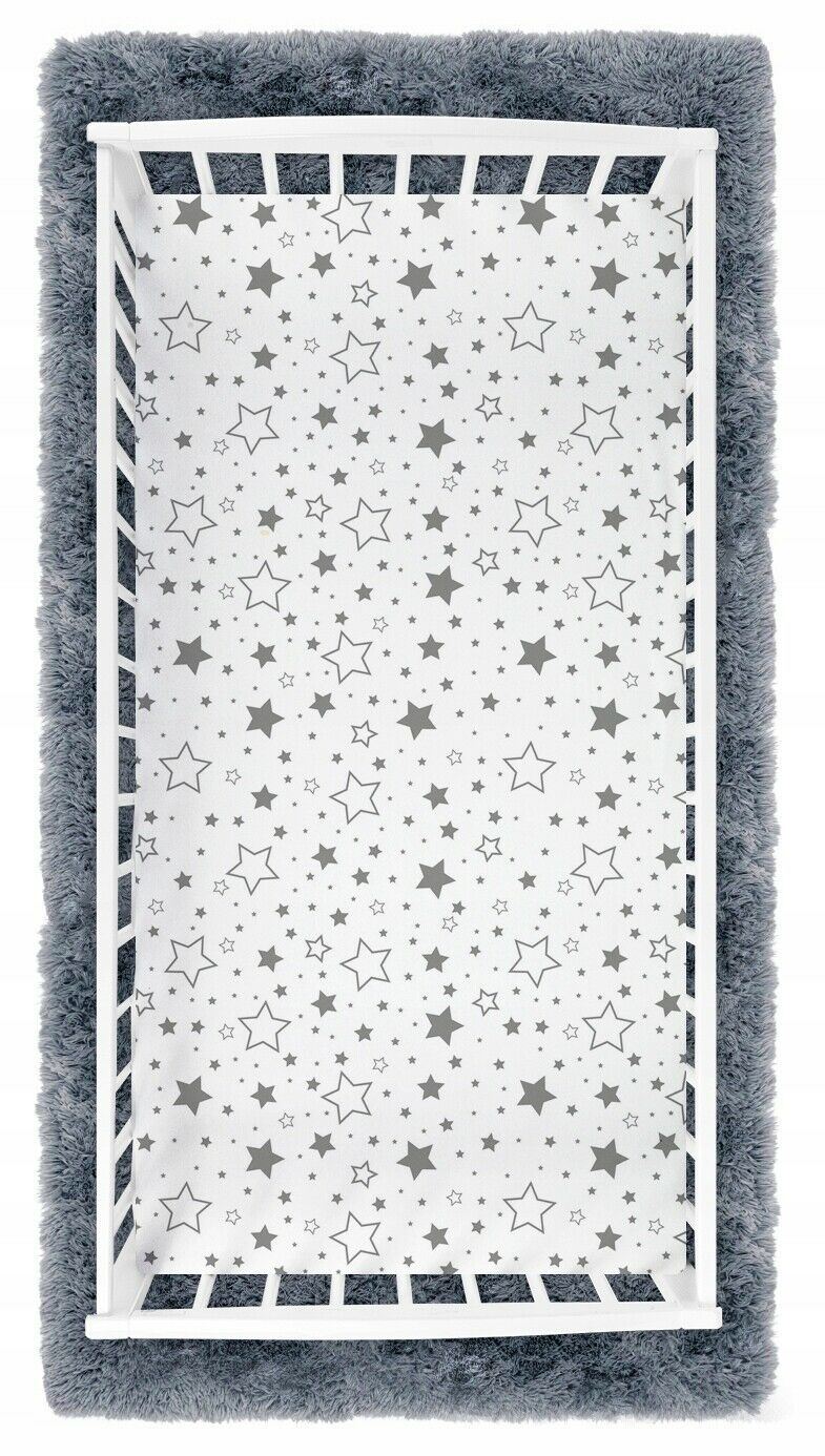 Baby Fitted Toddler Bed Sheet Printed 100% Cotton Mattress 160X80cm Milky Way