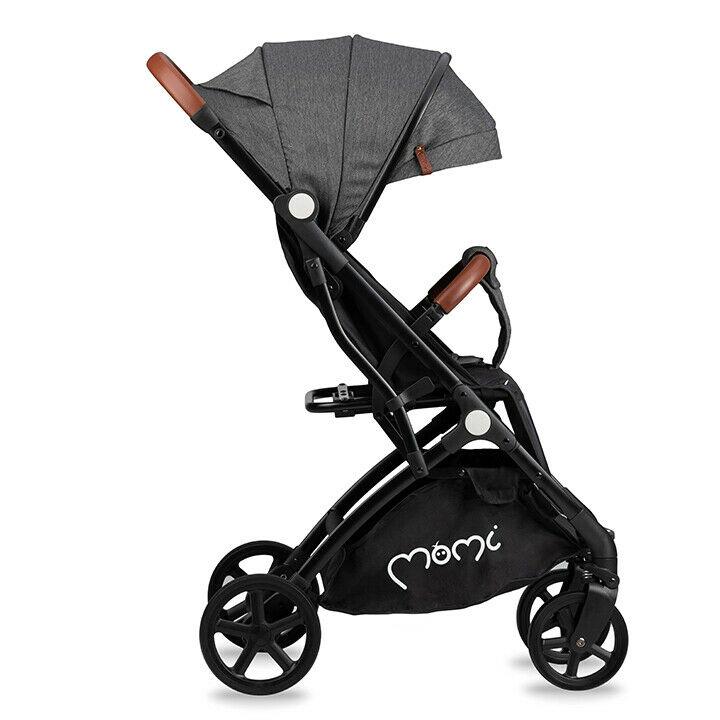 Baby Stroller Lightweight Maneuverable Folded Pushchair Buggy Momi Estelle Grey