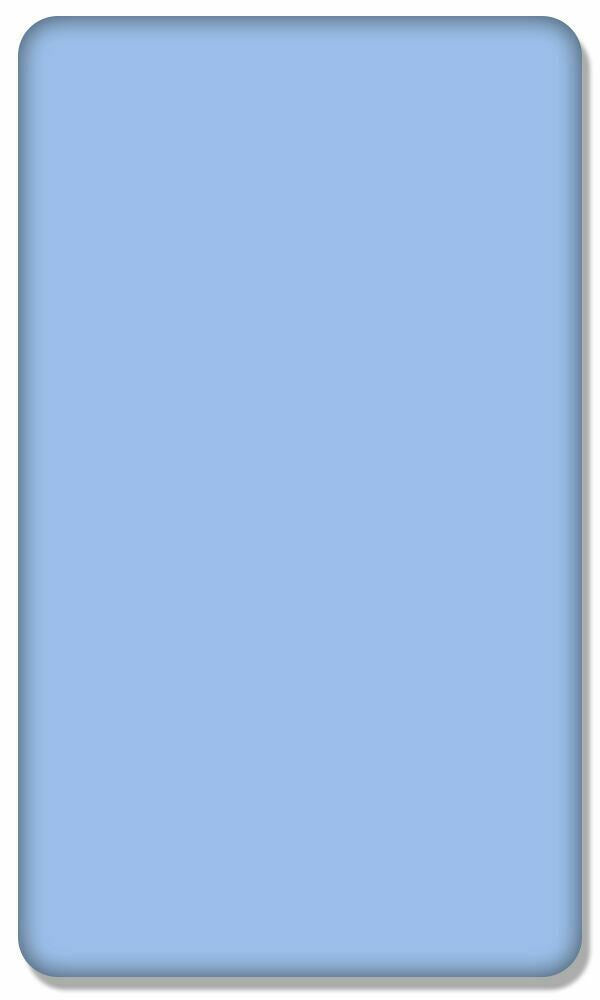 100% cotton fitted sheet for cot 120x60cm nursery baby soft plain style Blue