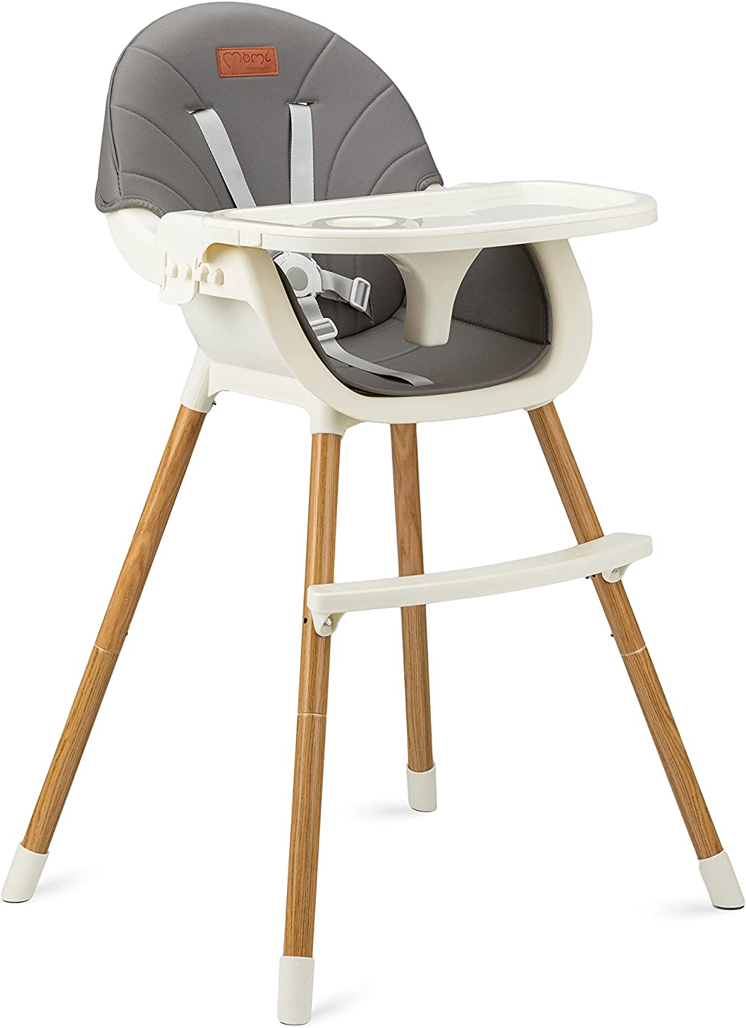 MoMi FLOVI Feeding Chair | 3-in-1 Product Black/Grey