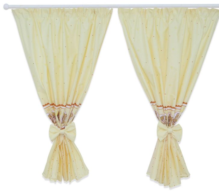 Nursery Curtains for Babies & Toddler's Bedroom Window cream