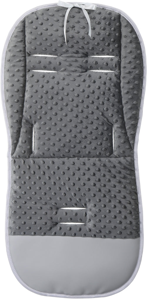 Universal Double Sided Pram Seat Liner Pushchair Buggy GRAPHITE/Forest Friends