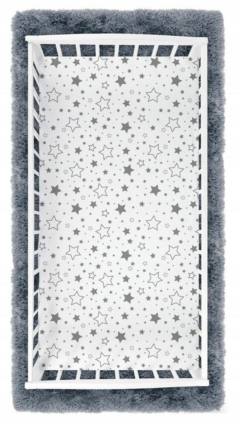 Baby Fitted Junior Bed Sheet Printed 100% Cotton Mattress 160X70cm Milky Way