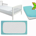 2-pack soft fitted sheet jersey stretchy cotton fit Junior bed 160/80cm Blue