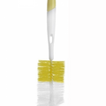 Bottle Brush 2 In 1 Babyono Baby Feeding Bottle Teat Spout Nozzle Cleaner Yellow