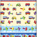 Baby Fitted Cot Bed Sheet Printed 100% Cotton Mattress 140X70cm Trucks