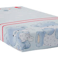 Fitted Sheet Junior Toddler Bed 160x80cm 100% Cotton for Cuddle bear grey