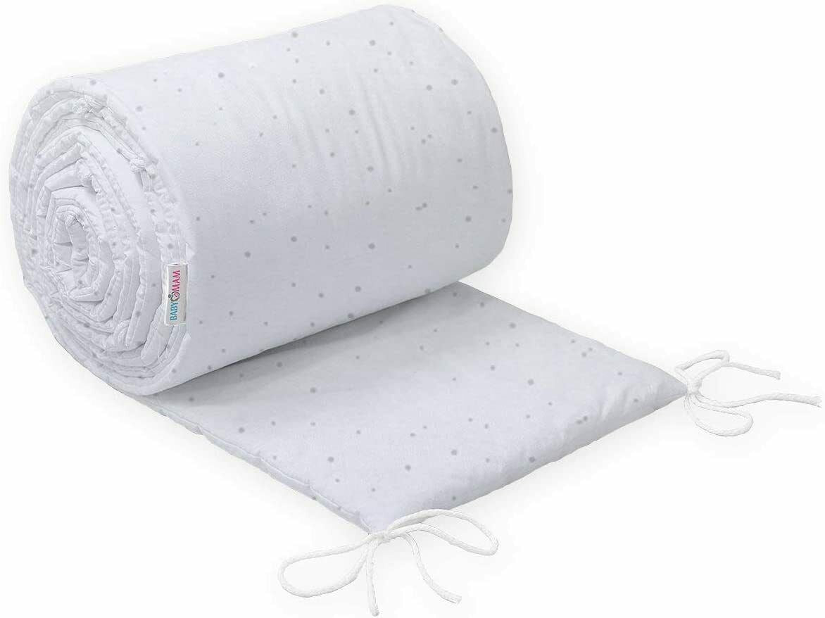 Baby padded bumper 180cm fit COT 100% Cotton Zoo