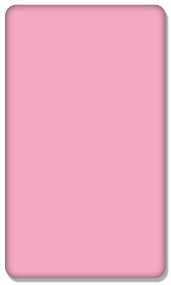 100% cotton fitted sheet for cot 120x60cm nursery baby soft plain style Pink