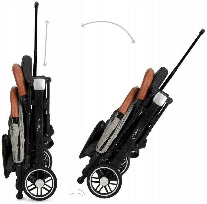 Baby Stroller Lightweight Maneuverable Folded Pushchair Buggy Momi Estelle Grey