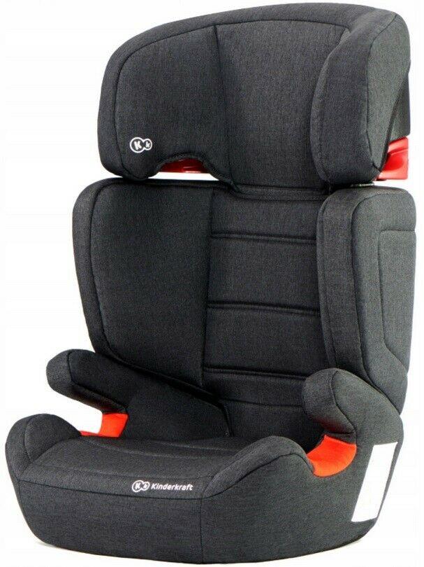 Car Seat Kids Kinderkraft Junior Fix Child 2 3 Group 15-36Kg Isofix Ece R44/04 Black