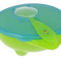 Baby Feeding bowl suction bowl with lid and spoon AKUKU Green