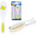 Hair Brush And Comb Canpol Grooming Set Soft Gentle 2 In 1 Green Pony