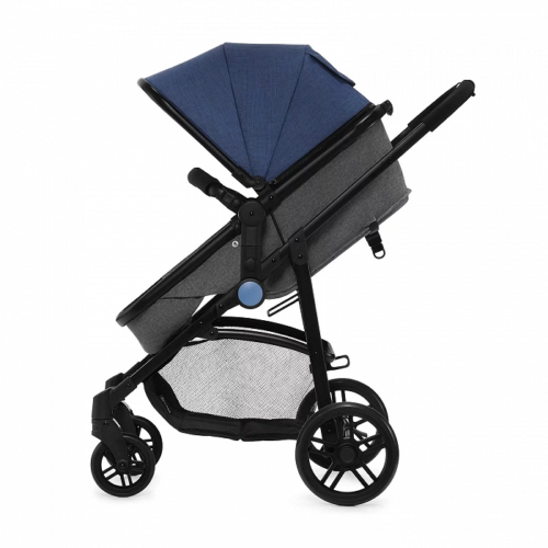 Pram 3 in 1 Set JULI DENIM Kinderkraft Pushchair with Infant Car Seat