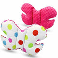 Butterfly Dimple Pillow Baby head and neck support Pink - colorful dots