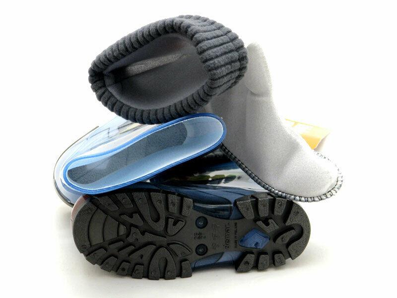 Wellies Kids Rain Snow Boots Removable Inner Lining Socks Wellington Dragon