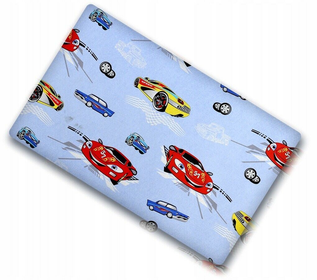 100% cotton fitted sheet printed design for baby crib 90x40cm Cars