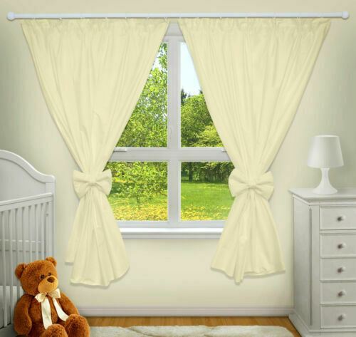 Nursery Curtains for Babies & Toddler's Bedroom Cream