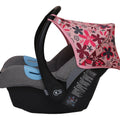 Car Seat Hood Replacement Universal Baby Cover Wind Sun Canopy Shade Waterproof - Flamingo Flowers