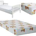 Baby Fitted Junior Bed Sheet Printed 100% Cotton Mattress 160X70cm Bears Family