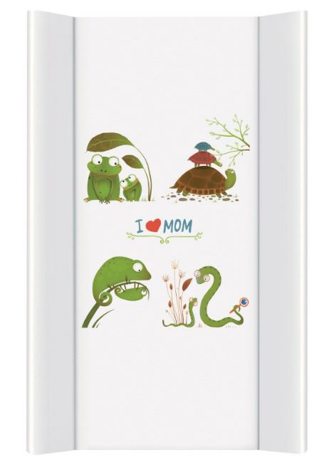 Baby Changing Mat Hard Base 80X50cm Fit To Cot Bed 140X70cm I Love Mom - MyHappy Baby