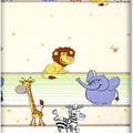 Baby Fitted Toddler Bed Sheet Printed 100% Cotton Mattress 160X80cm Safari Green