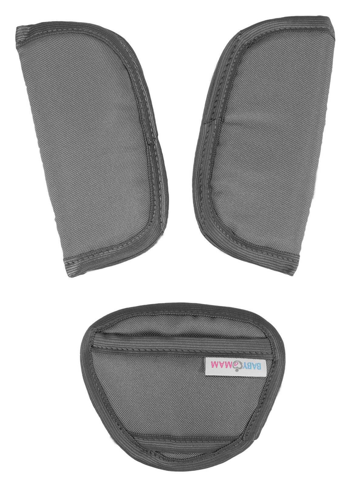 Baby Crotch Straps Pad Car Seat Belt Cover Harness Grey