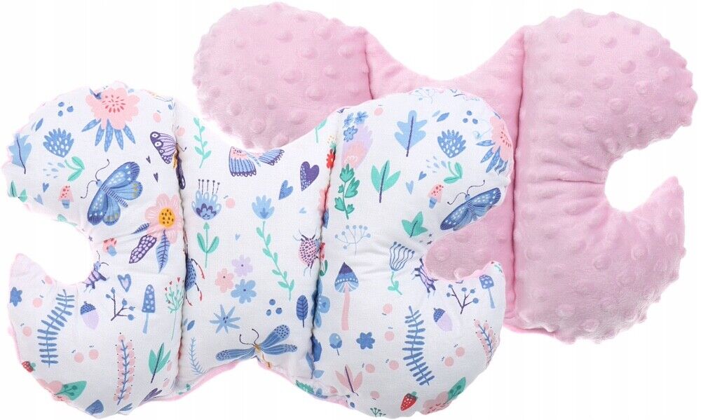 Baby Soft Cocoon 6pc Double-sided Infant Nest Bed Cushion On the Meadow/ Dots