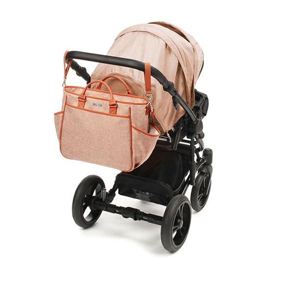 Baby Nappy Multi-Functional Diaper Bag Set With Changing Mat Babyono Chic Brown