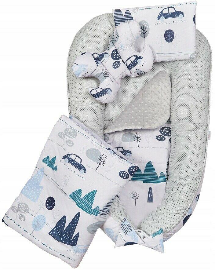 Baby 6pc Double-sided soft infant Cocoon Retro Cars