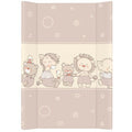 Baby changing mat padded hard base 70x50cm fit to Cot 120x60cm Ducks Brown