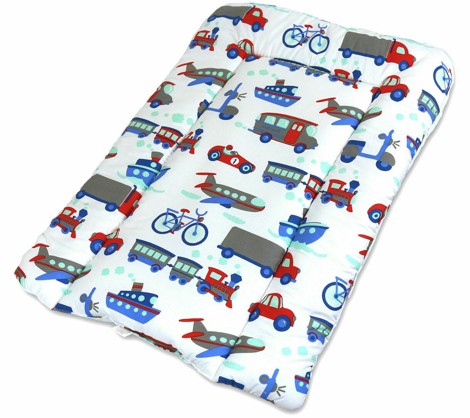 Baby 100% cotton changing mat child toddler Vehicles