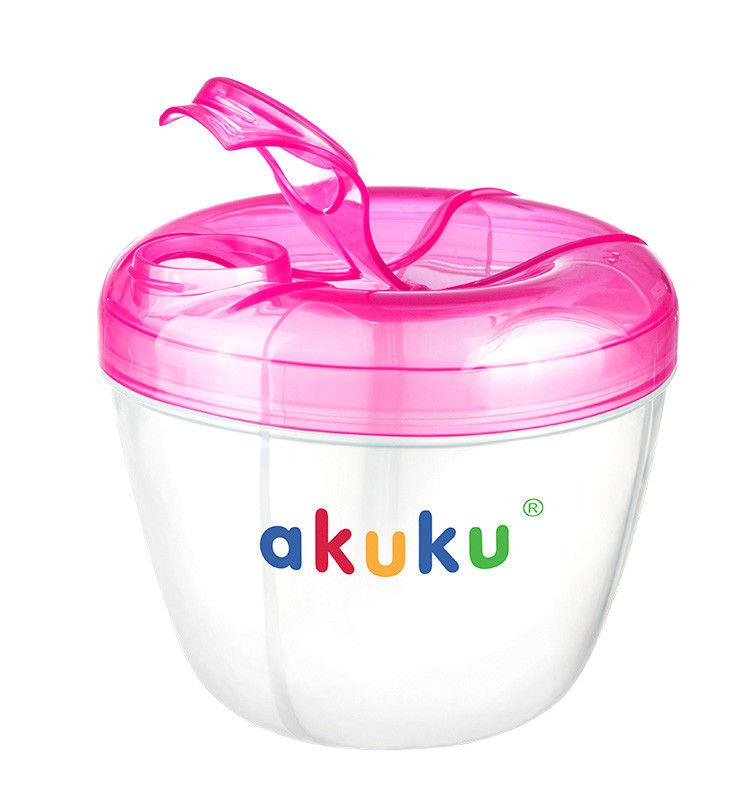 Milk Powder Dispenser Akuku Baby Toddler Milk Storage Feeding Pink