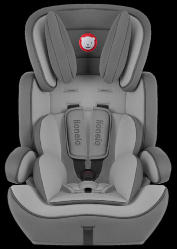 Child Car Seat Kids Support Baby Toddler Safety Booster 9-36Kg Levi Plus Lionelo Grey