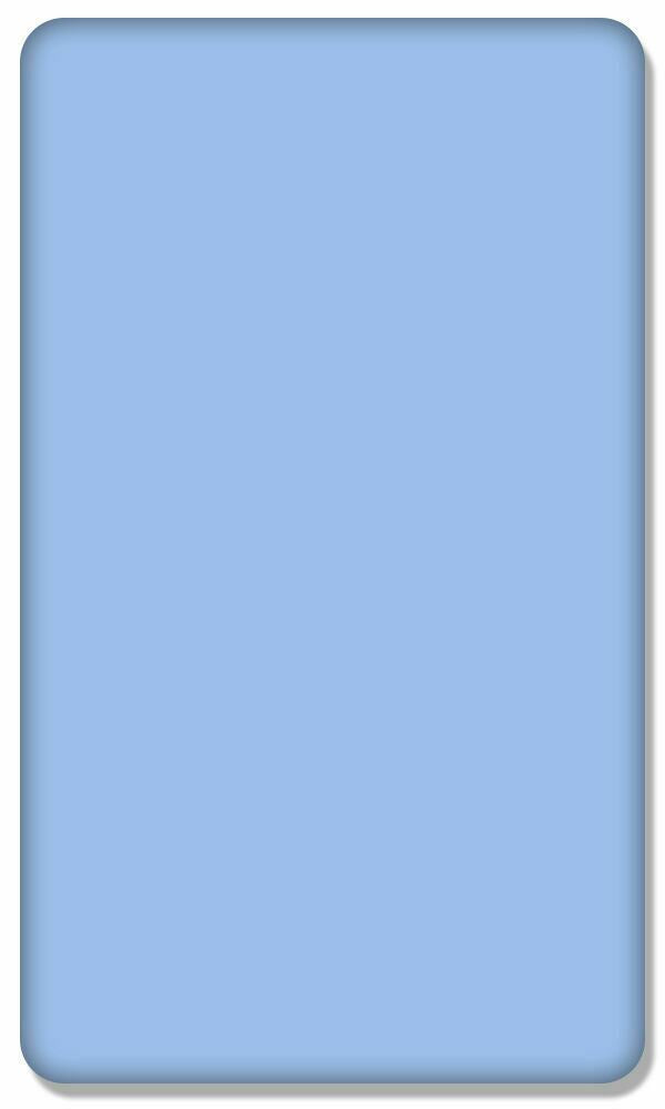 100% cotton fitted sheet for Junior bed 160x70cm nursery baby soft plain style Blue