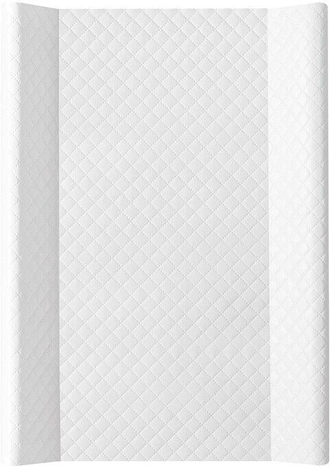 Baby changing mat padded hard base 70x50cm fit to Cot 120x60cm CARO White - MyHappy Baby