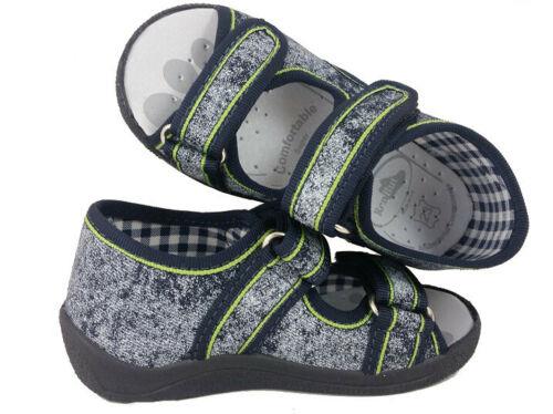 Boys Sandals Baby Children Kids Toddler Infant Casual Canvas Shoes Fasten #18