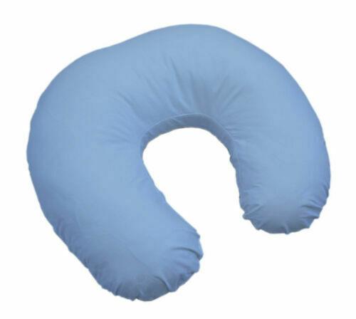 Baby feeding pillow + removable cover cotton newborn maternity Blue