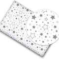 100% cotton fitted sheet printed design for baby crib 90x40cm Milky Way