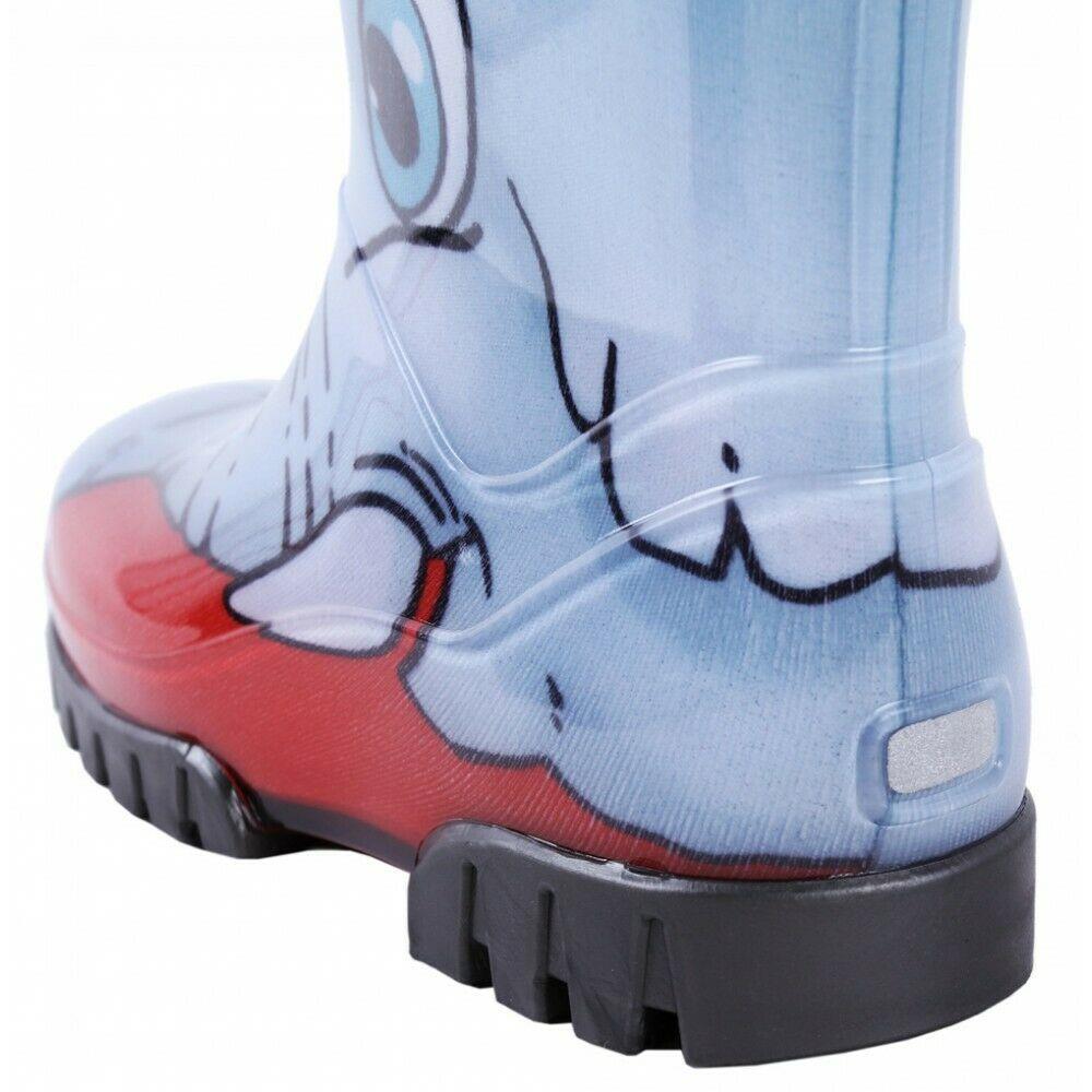 Wellies Kids Rain Snow Boots Removable Inner Lining Socks Wellington Elephant