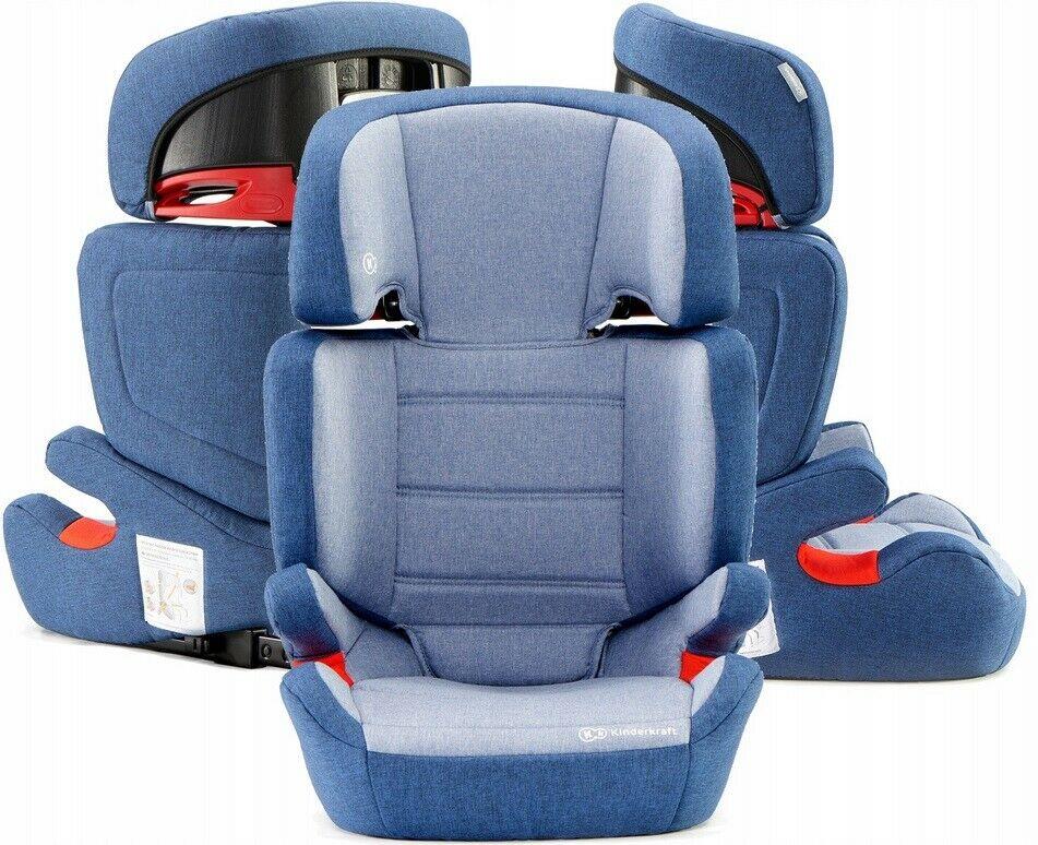 Car Seat Kids Kinderkraft Junior Fix Child 2 3 Group 15-36Kg Sofix Ece R44/04 Navy