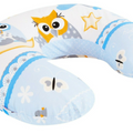 Cover For Feeding Pillow Baby Nursing Breastfeeding Owls Moon Blue