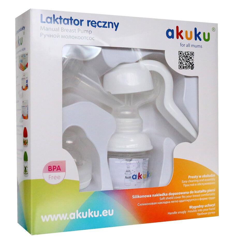 Breast Pump Comfort Manual Natural Bpa Free With Bottle Teat Akuku - MyHappy Baby