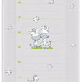 Baby changing mat padded hard base 70x50cm fit to Cot 120x60cm #26 Zebra Grey