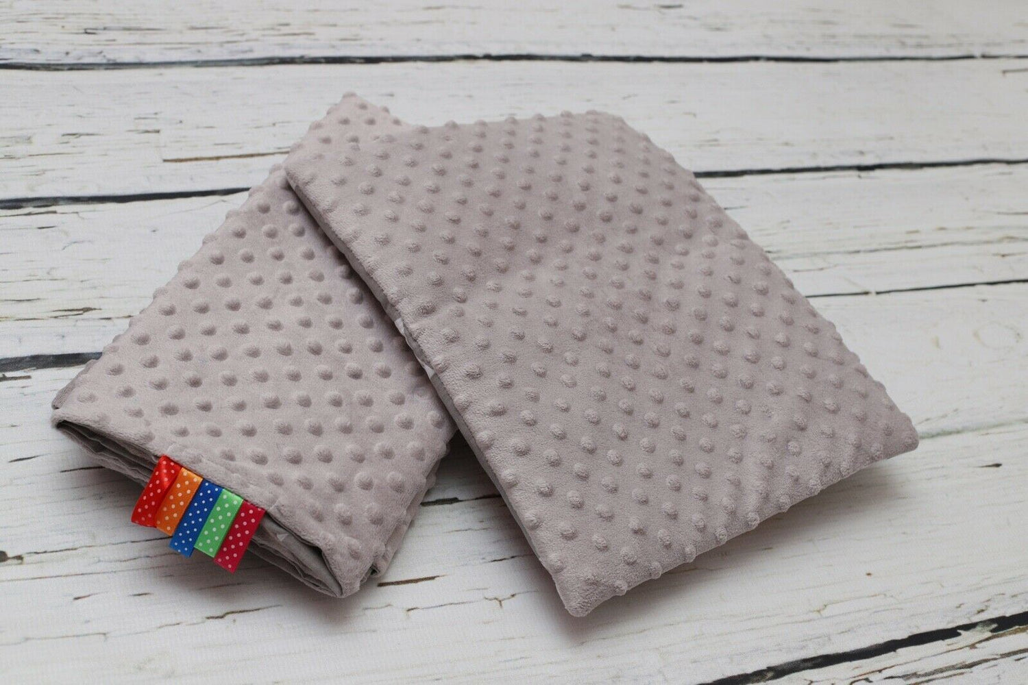 Warm Baby Blanket Dimple Quilt Pillow 100X75 Grey - Owls Grey