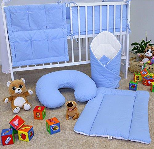 Baby bedding set Cotton Nursery 14pc 135x100 Blue