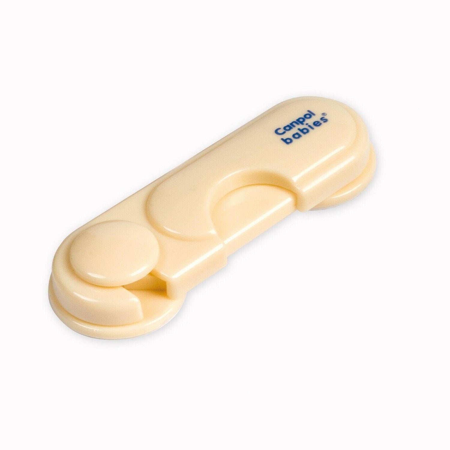 Safety Lock Canpol Adhesive Child Baby Cabinet Door Fridge Drawer Cupboard Cream