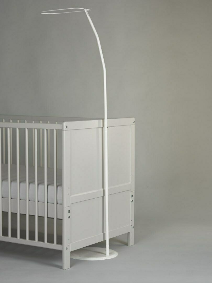 Canopy holder mosquito rod bar clamp pole FREE-STANDING for cot/cot bed