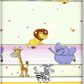 Baby Fitted Junior Bed Sheet Printed 100% Cotton Mattress 160X70cm Safari Pink
